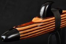 Diamond Wood Native American Flute, Minor, Low Eb-4, #F8B